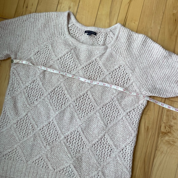 American Eagle Heathered Peach Pink Tunic Sweater Size XL - Picture 7 of 9